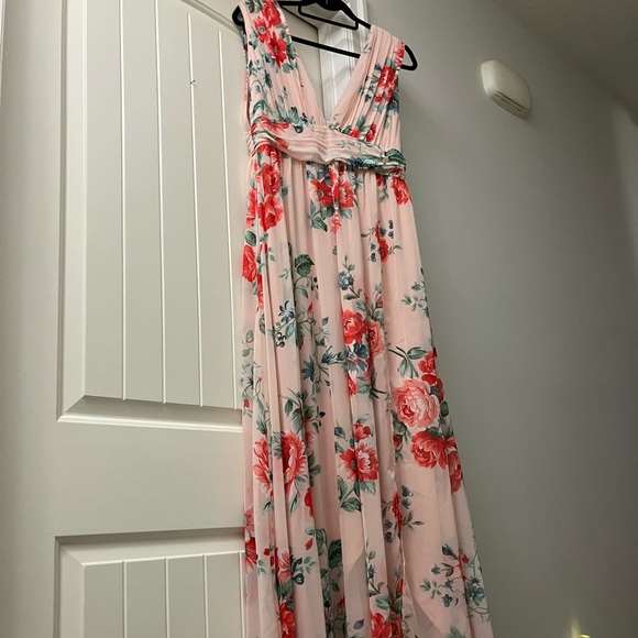 Lulu's Meandering Garden Floral Maxi Dress in XL. - Picture 6 of 6